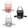 Schooltassen Clear Backpack met DrawString Mini Fashion Bag Candy Color Jelly Mul K3KF
