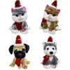 Christmas Toy Supplies Singing Plush Toy Stuffed Animal Musical Electric Dancing for Cat Dog Christmas 231124