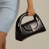 Kvällspåsar designer kvinnor handväska totes söt svart blå vit högkvalitativ crossbody väska axel axel