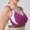 Yoga Outfit Womens Bounce Control Soutien-Gorge De Sport Confortable Absorbant L'humidité Couverture Complète Sous-Vêtements Sans Fil Non Rembourrés 34 36 38 40 42 44C D F