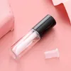 Storage Bottles 45pcs/lot 1.2ml Refillable Lip Gloss Tubes DIY Small Lipstick Tube Container Empty Mini Sample Cosmetic