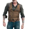 Men's suit vest Plaidfashionable V-neck fashionable formal slim fitting single breasted herringbone vest men's groom best man free delivery