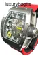 Richardmill Relógio Suíço Relógio Automático Richar Millie Rm030 Liga de Titânio Rotor Declarável Data Automática 2023