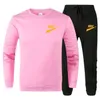 Herrenbekleidung 2-teiliges Set Winter Herbst Trainingsanzug Herren Jogginganzug Herren Laufbekleidung Sweatshirts Jogger Sets