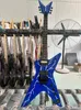 Anpassad Dean Dimebag Darrell Electric Guitar High End Customized Electric Guitar in Blue