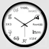 Zegary ścienne Nowoczesne zegar dom Europejski wystrój cyfrowy duży vintage nordycki projekt student Math Funkcja Marij Uana Antik 4B58