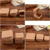 Party Favor 8.5x6x3cm Brown Kraft Paper Box For Candy/Food // Jewelry Gift Packaging Display Boxes ZA4519 Drop Delivery Home GA DHGQP