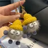 Llaveros Pequeña bola de carbón Llavero del coche Piel linda Muñeca de pelo de visón Bolsa de felpa Monedero Colgante Regalo Anime Llavero Chica Niño Accesorios Juguetes para niños