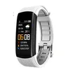 Nuovo C5S Smart Wristband Fitness Bracciale Ip67 Impermeabile Sport Tracker Pressione sanguigna Frequenza cardiaca Pedometro Smarts Band Watch Vs ID115 ID116 plus M6