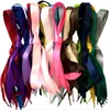 Sko delar Tillbehör 1Pair Silk Soce Satin Ribbon Flat Shoelaces Women Sneakers Shoelace Boots For Shoes Längd 120 cm Bredd 2cm 231124