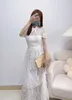 Casual Dresses Authentic NWT Self Portrait Camellia Crystal Embellished Lace Midi Dress