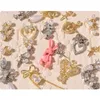 Nail Art Decoraties 1Pc Edelstenen 3D Cartoon Konijn Sieraden Piercing Ornamenten DIY Mode Manicure Accessoires 231123