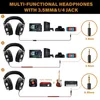 Oneodio Over Ear Headphones HiFi Studio DJ HEADPHEPHONE MONITEUR MUSIQUE MUSIQUE CASE COTPHONE POUR PC ORDINE TÉLÉPHONE avec micro