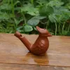 Apito de pássaro aquático Ave aquática vintage Cerâmica Artes Artesanato Apitos Argila Ocarina Toutinegra Canção Cerâmica Chirps Crianças Brinquedos de banho SEAWAY