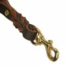 Colliers pour chiens Laisses 30 cm Laisse de chien en une étape Courte ceinture de traction pour animaux de compagnie Tressé en cuir véritable laisse de formation pour chien pour chiens de taille moyenne et grande 231124