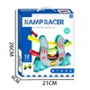 Modello pressofuso Rampa per volo a vela Racer Race Track Car 4 livelli Zig Zag Racing Veicoli giocattolo per l'educazione del bambino Regalo di apprendimento 231124