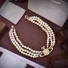 Designer Pendant Necklaces for Women Luxury Vivian Pearl Chokers Chain Pendants Retro Jewelry Fashion Accessories Westwood 3441