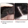 Um doador de grau superior 13x4 base de seda fechamento frontal de renda cabelo humano com cabelo de bebê liso encaracolado cabelo virgem brasileiro fechamento parte livre nós descorados cabelo Bella