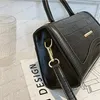 Designer Fashion Handbag Women's Bag Texture Stone Pattern Simple Small Square Bag One Shoulder Crossbody Bag