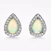 Orecchini a bottone Opale mistico affascinante alla moda Bello per i regali di ballo delle donne