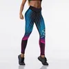 Women's Leggings Qickitout 12% Spandex Sexy High Waist Elastic Women's Digital Printing Tights 230424