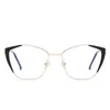 Sunglasses Cross-border Spring Leg Frame Female Fashion Flat Light Mirror Can Be Matched With Myopia Anti-blue Glasses Simple