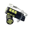 새로운 2pcs LED 자동차 조명 하이라이트 H1 너비 램프 H3 렌즈 반전 안개 방지 화이트 K 수정 자동차 헤드 라이트 안개 램프 -4014-42SMD