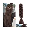 Cheveux en vrac BKS Extensions de cheveux synthétiques Jumbo Tressage Colofr 41 pouces Tresse En Gros Rouge Bleu Drop Livraison Produits Dho1N