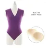 Stage Wear Adult Ballet Dance Leotard 2023 Arrival Purple Color Team Gymnastics Dancing High Quality Elegant Clothes