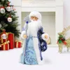 Decorações de Natal Grande Papai Noel Figura Natal Elétrico Papai Noel Brinquedos de Pelúcia Cláusula Decoração de Natal para Casa Enfeites de Natal Donzela de Neve 231123