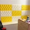 Autocollants de fenêtre 3D autocollant pour mur bricolage mousse sac souple carreaux panneaux décor à la maison en cuir imperméable auto-adhésif papier peint enfants chambre283y