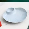 Płytki Inyahome Heart w kształcie głębokiej sałatki Sałatka Setki wielokrotnego użytku Sets serwujący ciasto deser asorteczne kolory zastawy stołowe