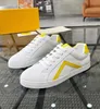 2024 Elegante Winter Merk Mannen Lage Sneakers Schoenen Heren Wit Kalfsleer Party Bruiloft Skateboard Wandelen Adem Runner zool Comfort FLOW Trainers