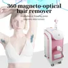 Hem/kommersiell användning Bekväm ispunkt Hårborttagningsmaskin 360 Magneto-optiskt system Depilerande hudutjämning Opt Hair Remover
