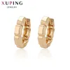 Hoopörhängen Huggie Xuping Fashion Earring Gold-Color Elegant Women Design Jewelry Mors dag gåva 96719Hoop Mill22