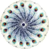 Telo mare rotondo Hippie Boho Mandala Coperta Indiana Coperta Boemia Tovaglia Decorazione Tappetino yoga Meditazione Picnic ZZ