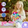 Pluche oplichtend speelgoed Regenboog LED kattenpop knuffels Kleurrijke Kitty Schattig verjaardagscadeau 28 cm Hoogwaardig speelgoed voor meisjes kinderen 231123