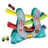 Modello pressofuso Rampa per volo a vela Racer Race Track Car 4 livelli Zig Zag Racing Veicoli giocattolo per l'educazione del bambino Regalo di apprendimento 231124