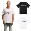 24sss Brand purple Tamanho da camiseta XS-5xl Grande designer camisetas masculas camisetas homme t women feminino roupas de luxo designers de luxo curto