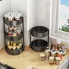 Kitchen Storage 360° Rotating Shelf Spice Organiser Wall Corner Counter Surface Round Divine Bathroom Supplies