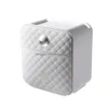 Toilet Paper Holders Toilet Paper Holders Holder Waterproof Towel Wall Mounted Storage Box Bathroom Accessories Tray Roll Tube Punch D Dhunj