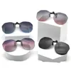 Gafas de sol para mujer, gafas ópticas polarizadas con Clip, gafas de espejo con corte de diamante, gafas Anti-UV para conducir, moda 2023