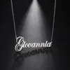 Collana con nome personalizzato Sipuris Collane personalizzate in acciaio inossidabile con girocollo dorato per donna Collana con gioielli personalizzati uomo Collana con lettera regalo