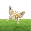 Designer Kvinnor Pearl Brooch Suit Brosches For Woman Zircon Lady Butterfly Pins Vintage Elegant Luxury Dress Pins Button Pin Fashio1995060