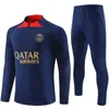 2023 2024 psgES Trainingsanzug Männer Fußballtraining 23 24 Tuta Maillot Trikot Jacke Kit Paris Mbappe Männer und Kinder Fußball Trainingsanzüge Jogging Survêtement