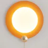Vägglampa Modern LED med Switch Nordic Sconce Light för sovrum/ vardagsrum hem inomhus dekorationsbelysning fixtur
