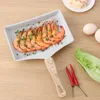 Pans Frying Pan Tamagoyaki Omelette White Maifan Stone Non-stick Fry Egg Pancake Kitchen Pot Use For Gas Cooker Kitchenware