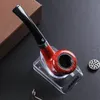 Smoking Pipes Small Pipe Set Durable Bakelite Small Hammer Pipe Circulation Filter Curved Accessory Gift Box