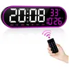 Wall Clocks Digital Clock Large Display 15Inch With Time Date Temp Week Timer 1Auto-Dimming LED