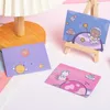 Cartes de Voeux Carte Postale Décoration Cadeau Tanabata Anniversaire Girly Style Mignon Dessin Animé Ours 2pcs Carte Bénédiction Remercier Enveloppe Lettre Papier